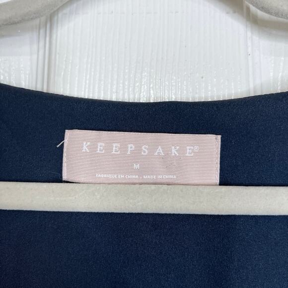KEEPSAKE the Label For Me Romper Size Medium Floral Navy Blue Playsuit - Picture 5 of 7